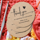 Search for kraft thank you stickers Heart