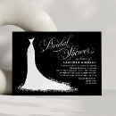 Search for black dress party invitations Bride
