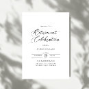 Search for retirement celebration invitations Elegant