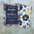 Search for midnight blue and silver invitations Fall greenery garden eucalyptus