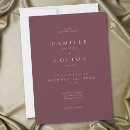 Search for burgundy wine wedding invitations Minimalist