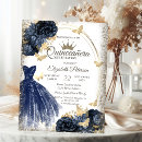 Search for blue butterfly quinceanera invitations Miss quince mexican
