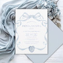 Search for ribbon bridal shower invitations Blue