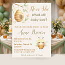 Search for honey bee gender reveal invitations Mummy to bee