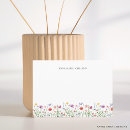 Search for wildflowers note cards Simple