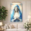 Search for virgin mary canvas prints Religious
