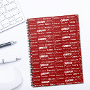 Search for red notebooks Modern