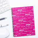 Search for pink notebooks Girly
