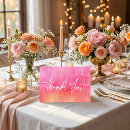 Search for hot pink thank you cards Calligraphy