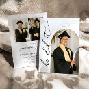 Search for open house graduation invitations Black and white graduation