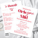 Search for spa hens party invitations Girls gone mild