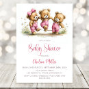 Search for overalls baby shower invitations Pink