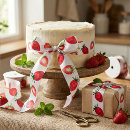 Search for strawberries ribbon Watercolor