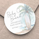 Search for beach baby shower stickers Baby on board
