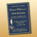 Search for fathers 50th birthday invitations For him