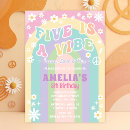 Search for five is a vibe birthday invitations Daisy