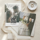 Search for qr code wedding announcement cards Simple