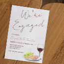 Search for wine engagement party invitations Cheese