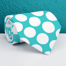 Search for teal dots ties Retro