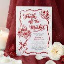 Search for red bubble invitations Bride