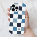 Search for blue and white gingham iphone cases Monogrammed