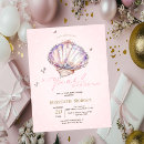 Search for seashell baby shower invitations Hand drawn