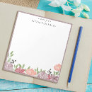 Search for flower border notepads Watercolor