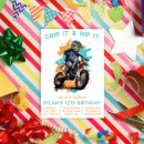 Search for bike birthday invitations Motocross