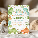 Search for three rex boy invitations Jungle
