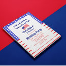 Search for patriotic 1st birthday invitations Stars and stripes