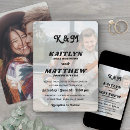 Search for groovy wedding invitations Black and white