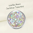 Search for silver monogram envelope seals Initial