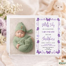 Search for purple baby girl shower invitations For kids