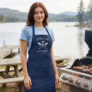 Search for lake house aprons Navy blue