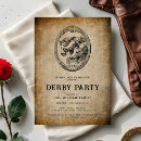 Search for derby invitations Vintage