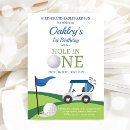 Search for hole in one birthday invitations Partee