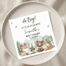 Search for woodland baby shower napkins Forest
