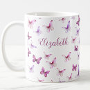 Search for pink butterflies mugs Modern