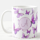 Search for purple butterfly mugs Feminine