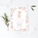 Search for bunny baby girl shower invitations A little bunny