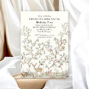 Search for woodland animals birthday invitations Whimsical forest animals