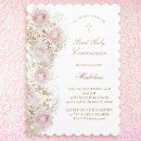 Search for rose first communion invitations Catholic