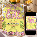 Search for yellow 1st birthday invitations Watercolor