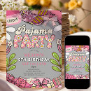 Search for pajama party invitations Watercolor