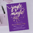 Search for luxury christmas invitations Purple