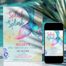 Search for pink purple birthday invitations For kids