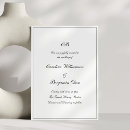 Search for monogram design invitations Black and white