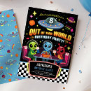 Search for out of this world birthday invitations Outer space birthday