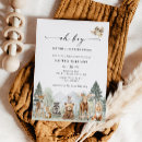 Search for owl baby boy shower invitations Woodland