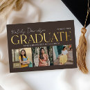 Search for brown and gold graduation invitations For her